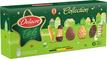 Een Delacre Etoile Collection koekjes, doos van 140 g koop je bij best4office