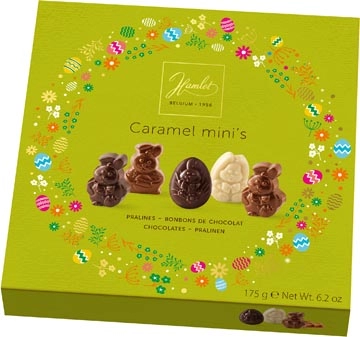 Een Hamlet Pasen karamel mini's bonbons, doos van 175 g koop je bij best4office