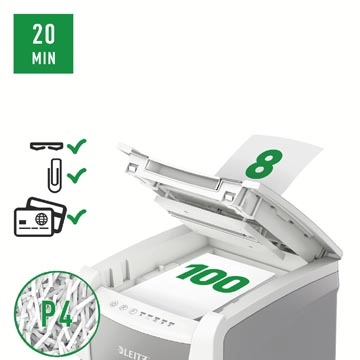 Een Leitz IQ Autofeed small office 100 papiervernietiger P4 koop je bij best4office