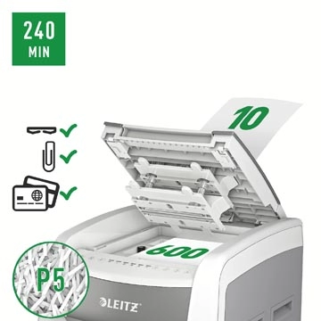 Een Leitz IQ Autofeed office pro 600 papiervernietiger P5 koop je bij best4office