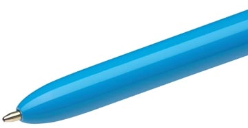 Een Bic 4 Colours Original 4-kleurenbalpen, 0,32 mm, klassieke inktkleuren, lichaam blauw koop je bij Muys Kantoor & Kado