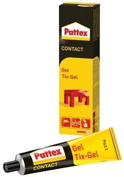 Een Pattex contactlijm Tix-Gel, tube van 125 g, op blister koop je bij Muys Kantoor & Kado