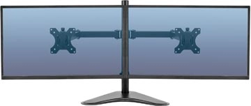 Een Fellowes Seasa monitorarm, vrijstaand, voor 2 schermen, horizontaal koop je bij best4office