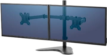 Een Fellowes Seasa monitorarm, vrijstaand, voor 2 schermen, horizontaal koop je bij best4office