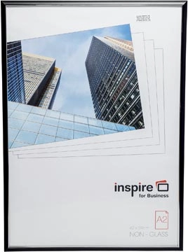 Een Inspire for Business fotokader Easyloader, zwart, ft A2 koop je bij best4office