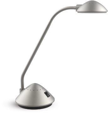 Een MAULarc bureaulamp, LED, op voet, zilver koop je bij best4office