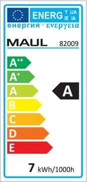 Een MAULstorm bureaulamp, LED, op voet, zilver koop je bij Muys Kantoor & Kado