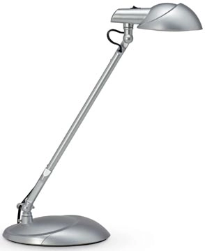 Een MAULstorm bureaulamp, LED, op voet, zilver koop je bij best4office