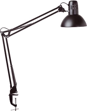 Een MAULstudy bureaulamp, met tafelklem, zwart koop je bij best4office