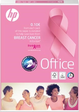 Een HP Office Pink Ream kopieerpapier, ft A4, 80 g, pak van 500 vel koop je bij best4office