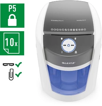 Een Leitz IQ OptiMax Office papiervernietiger P5 koop je bij best4office