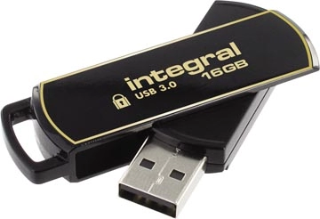 Een Integral 360 Secure USB 3.0 stick, 16 GB koop je bij best4office