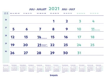 Een Brepols maandkalender, 2025 koop je bij Muys Kantoor & Kado