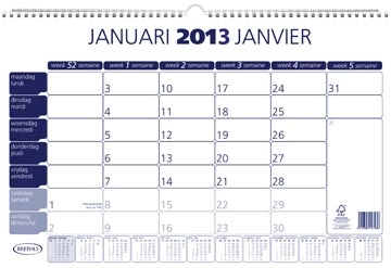 Een Brepols maandkalender, 2025 koop je bij Muys Kantoor & Kado