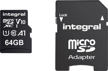 Een Integral microSDXC geheugenkaart, 64 GB koop je bij best4office