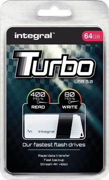 Een Integral Turbo USB 3.0 stick, 64 GB koop je bij best4office