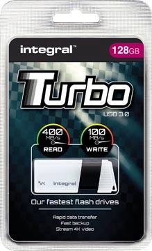 Een Integral Turbo USB 3.0 stick, 128 GB koop je bij best4office