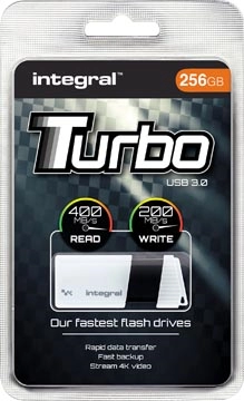 Een Integral Turbo USB 3.0 stick, 256 GB koop je bij best4office