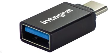 Een Integral adapter USB-A naar USB-C, pak van 2 stuks koop je bij best4office