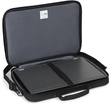 Een Base XX by Dicota Clamshell laptoptas, voor laptops tot 15,6 inch, zwart koop je bij best4office