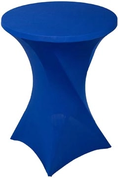 Een Hoes voor statafel, diameter 80 cm, blauw koop je bij best4office