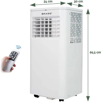 Een Brasq mobiele airconditioner MAC9000 , 9000 BTU koop je bij best4office