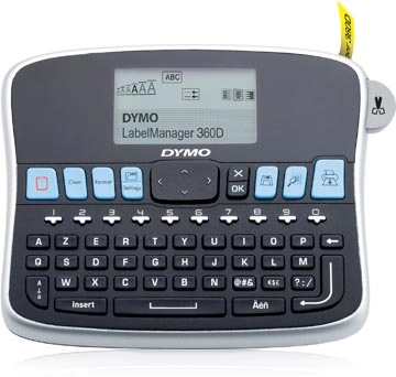 Een Dymo beletteringsysteem LabelManager 360D, azerty koop je bij Muys Kantoor & Kado