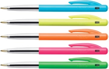 Een Bic balpen M10 Clic Colors doos van 50 stuks koop je bij Muys Kantoor & Kado