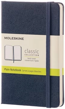 Een Moleskine notitieboek, ft 9 x 14 cm, effen, harde cover, 192 blad, saffier koop je bij Muys Kantoor & Kado