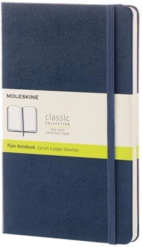 Een Moleskine notitieboek, ft 13 x 21 cm, effen, harde cover, 240 blad, saffier koop je bij Muys Kantoor & Kado