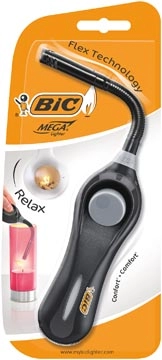 Een BIC Megalighter flex, geassorteerde kleuren, blister van 1 stuk koop je bij Muys Kantoor & Kado