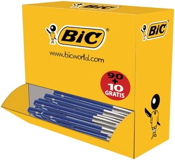 Een Bic balpen M10 Clic voordeelpak blauw koop je bij Muys Kantoor & Kado