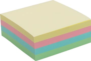 Een Pergamy jumbo notes, ft 76 x 76 mm, 320 vel, geassorteerde pastelkleuren koop je bij best4office