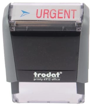 Een Trodat tekststempel Printy Line 4912 tekst: URGENT koop je bij best4office