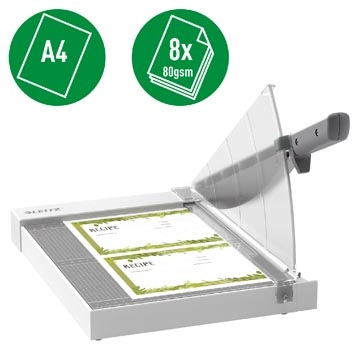 Een Leitz Precision hefboomsnijmachine Home, ft A4 koop je bij best4office