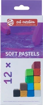 Een Talens Art Creation softpastels, doos met 12 stuks in geassorteerde kleuren koop je bij best4office