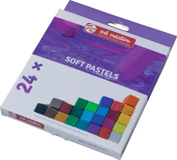 Een Talens Art Creation softpastels, doos met 24 stuks in geassorteerde kleuren koop je bij best4office