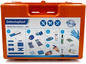 Een Detectaplast EHBO-koffer Medic Box Food XL, HACCP inhoud tot 30 personen koop je bij Muys Kantoor & Kado