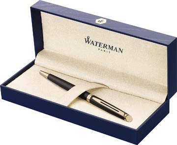 Een Waterman Hémisphère vulpen, medium punt, Matt Black GT koop je bij Muys Kantoor & Kado