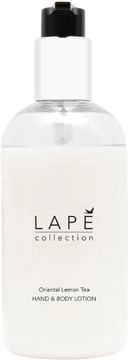 Een Lapé hand & body lotion, Oosterse citroenthee, flacon van 300 ml koop je bij Muys Kantoor & Kado