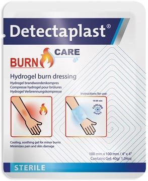 Een Detectaplast Burn Care hydrogel compres voor brandwonden, ft 10 x 10 cm koop je bij Muys Kantoor & Kado