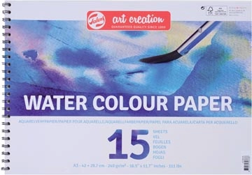 Een Talens Art Creation aquarelpapier, 240 g, ft A3, blok van 15 vel koop je bij best4office