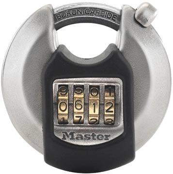 Een De Raat Master Lock hangslot met combinatieslot, model M40EURDNUM koop je bij Muys Kantoor & Kado