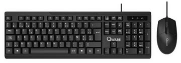 Een Qware toetsenbord Hamilton, azerty koop je bij best4office