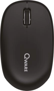 Een Qware draadloze muis Bristol, zwart koop je bij best4office