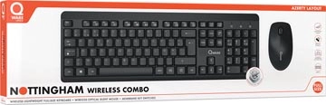 Een Qware draadloze deskset Nottingham, azerty koop je bij best4office