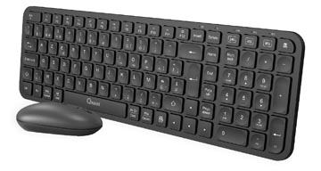 Een Qware draadloze deskset Coldfield, azerty koop je bij best4office