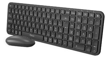 Een Qware draadloze deskset Coldfield, qwerty koop je bij best4office