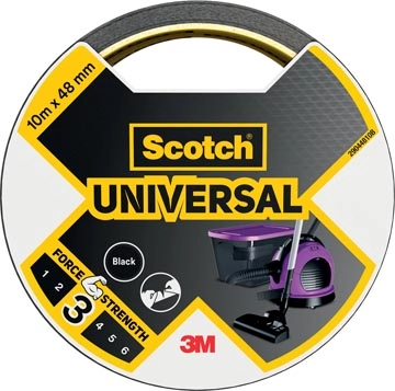 Een Scotch ducttape Universal, ft 48 mm x 10 m, zwart koop je bij Muys Kantoor & Kado