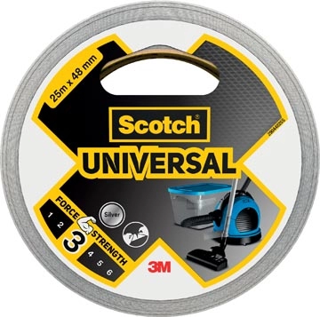 Een Scotch ducttape Universal, ft 48 mm x 25 m, zilver koop je bij Muys Kantoor & Kado